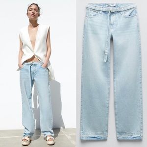 NWT Zara Mid Rise Slim Jeans Z1975
